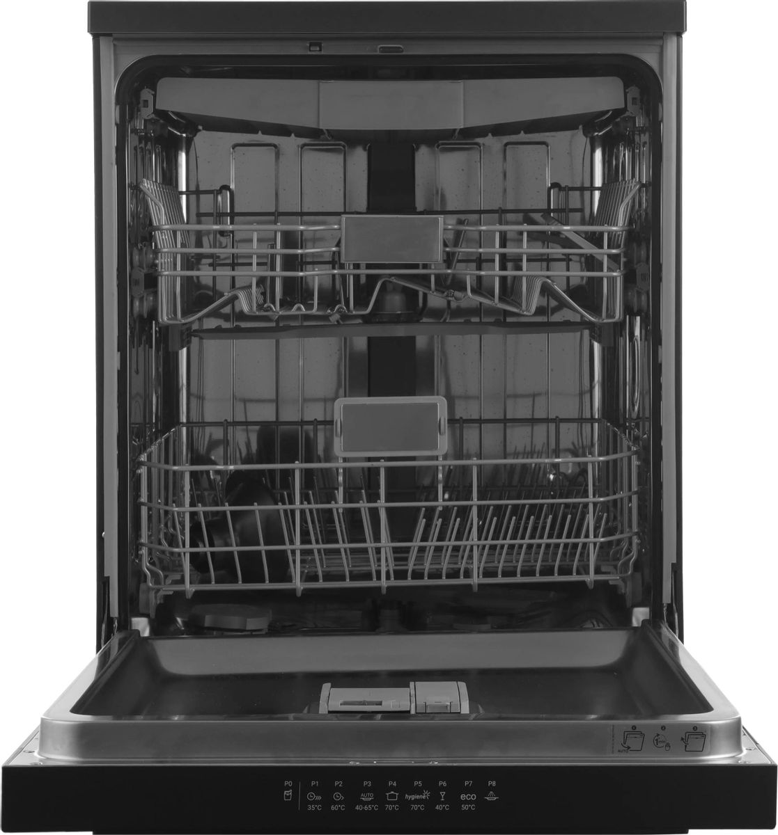 Посудомоечная машина HOTPOINT HF 5C82 DW A,  полноразмерная, напольная, 59.8см, загрузка 15 комплектов, антрацит [869894700040]